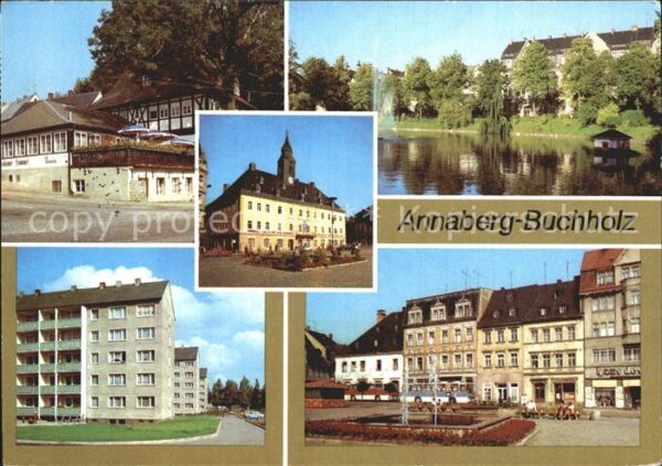 Annaberg-Buchholz Erzgebirge HO-Gaststätte Frohnauer Hammer Markt Sc