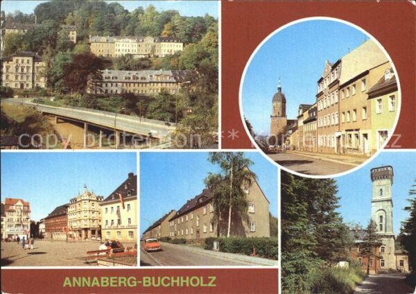 Annaberg-Buchholz Erzgebirge Markt Pöhlberg Friedrich- Engels- Stras