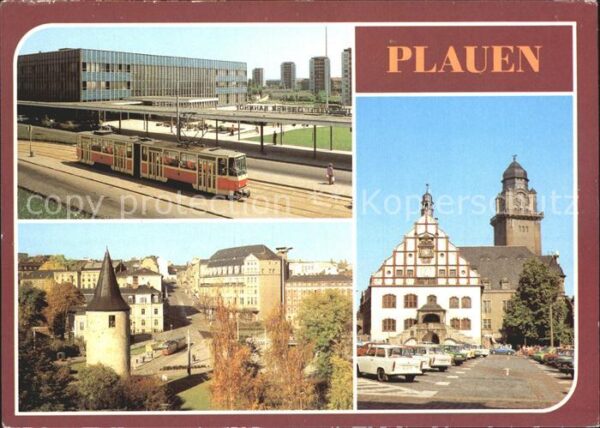 Plauen Vogtland Oberer Bahnhof Otto- Grotewohl- Platz R