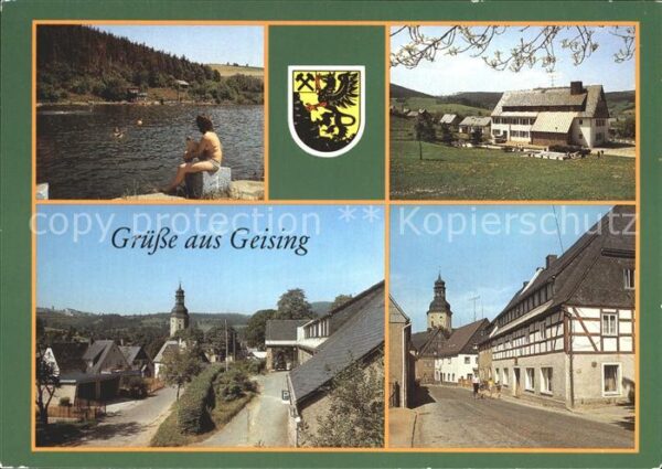 Geising Erzgebirge Freibad Hüttenteich Betriebsferienheim