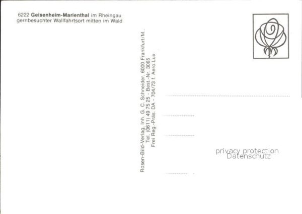 Geisenheim Fliegeraufnahme Wallfahrtsort Marientha – Bild 2