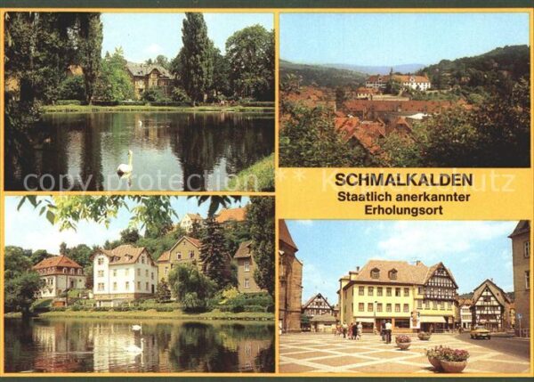 Schmalkalden Neuer Teich Altmarkt Schloss