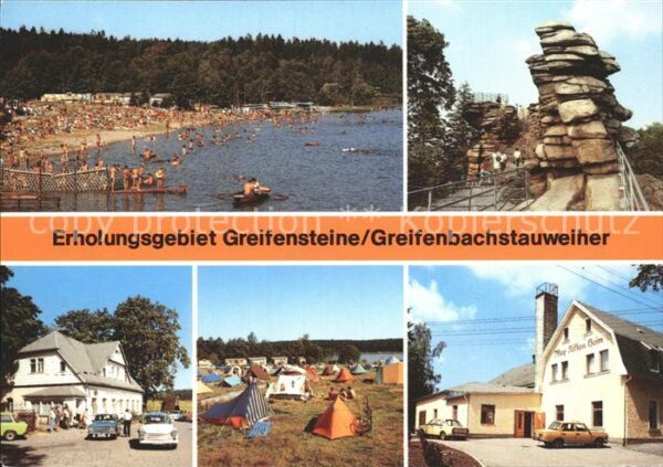Greifensteine Erzgebirge Greifenbachstauweiher Campingplatz