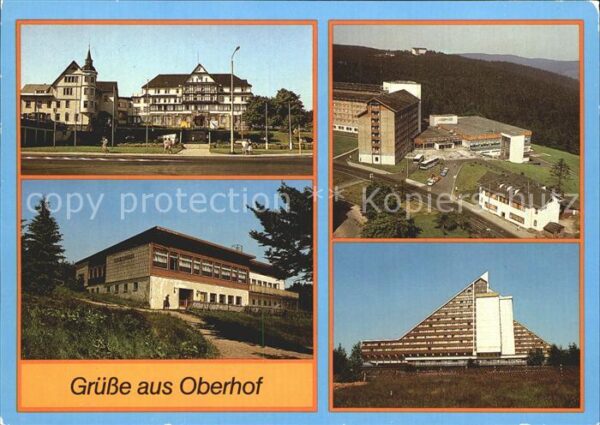 Oberhof Thueringen Interhotel Panorama HO- Gaststätte Scha