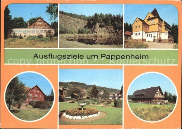 Pappenheim Thueringen Ausflugsgaststätte Fuchsbau Bergsee Ber