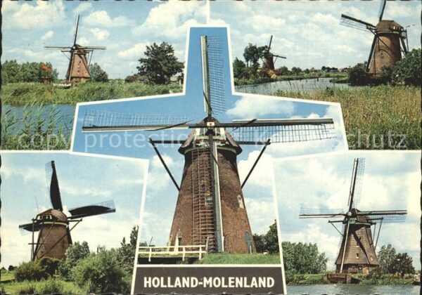Kinderdijk Holländische Mühlen