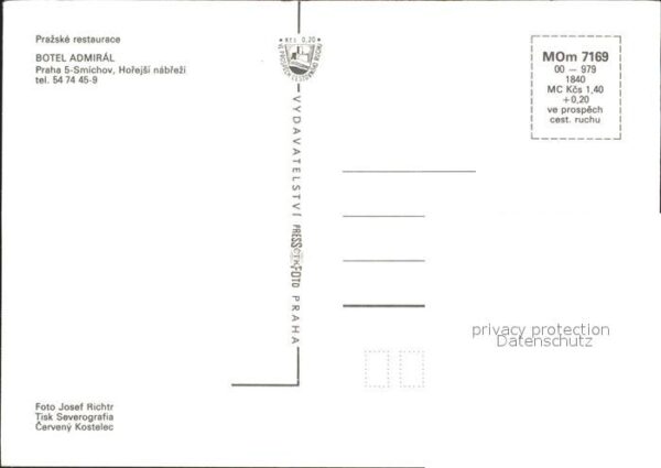 Smichov Prag Botel Admiral – Bild 2