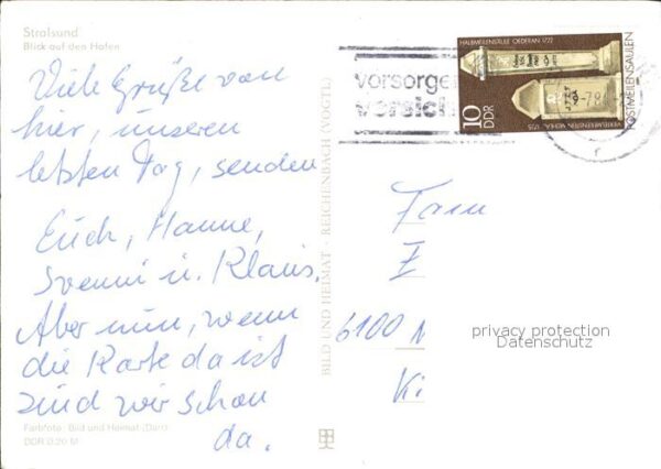 Stralsund Mecklenburg Vorpommern Hafen – Bild 2