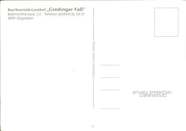 Greding Bus- Touristik- Gasthof Gredinger Fass – Bild 2