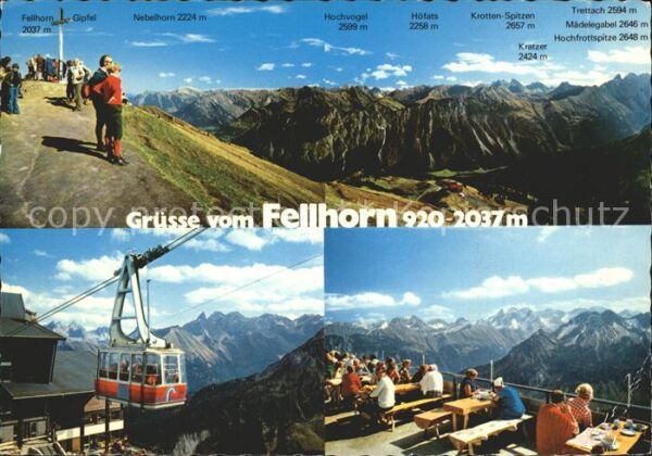 Fellhorn Allgäuer Alpen Fellhornbahn