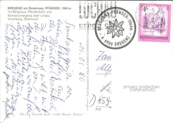 Bregenz Vorarlberg Berghaus Pfänder – Bild 2