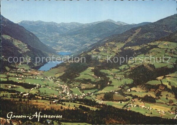 Gassen Afritz Afritzersee Millstätter Alpen