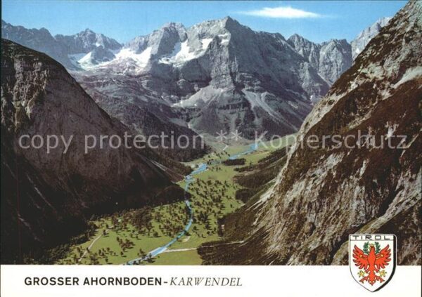 Karwendel Grosser Ahornboden Eiskarl- und Spritzk