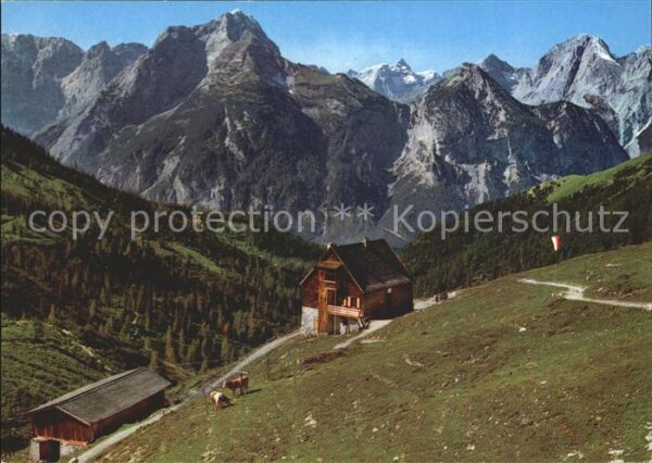 Karwendel Plumsjoch- Hütte Gamsjoch Falkengruppe