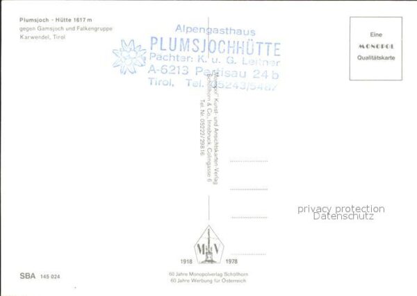 Karwendel Plumsjoch- Hütte Gamsjoch Falkengruppe – Bild 2