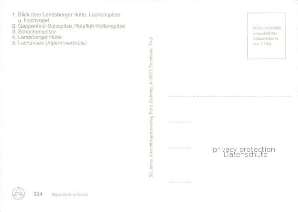 Landsbergerhuette Lachenspitze Schochenspitze Lachensee – Bild 2