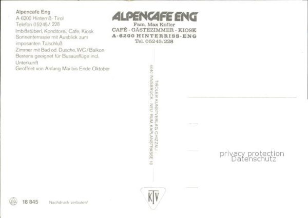 Hinterriss Tirol Alpencafe Eng – Bild 2