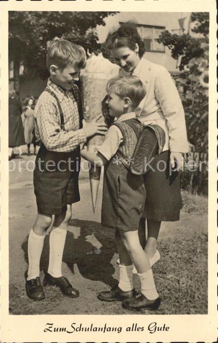 Schultuete Kinder Schulanfang Glückwunsch