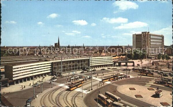 Strassenbahn Rotterdam Centraal Station Hauptbahnhof