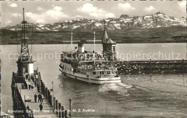 Motorschiffe M.S. Austria Konstanz am Bodensee Hafen