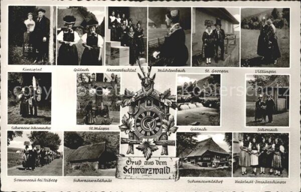 Trachten Schwarzwald Harmersbachtal Mühlenbach St. Märgen Ku