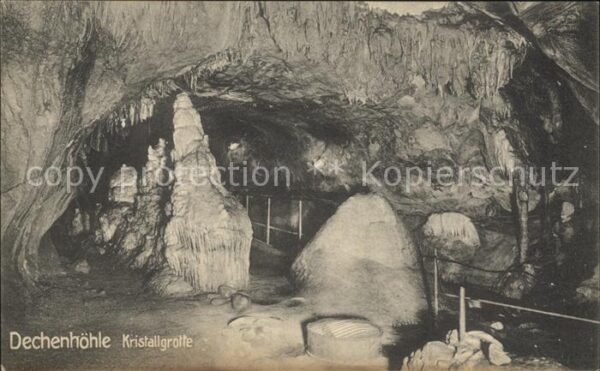 Hoehlen Caves Grottes Dechenhöhle Kristallgrotte
