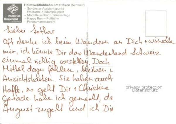 Zahnradbahn Heimwehfluhbahn Interlaken – Bild 2