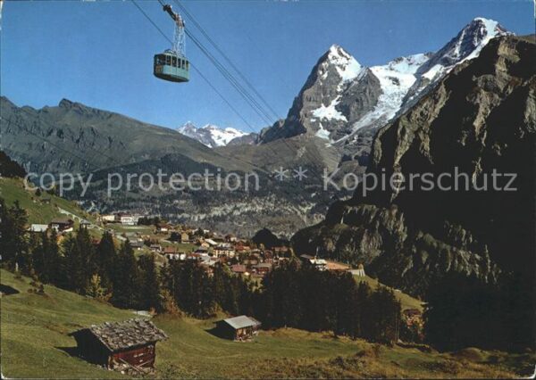 Seilbahn Schilthorn Mürren Eiger Mönch