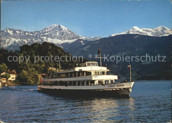 Motorschiffe M.S. Stadt Bern Beatenbucht Morgenberg