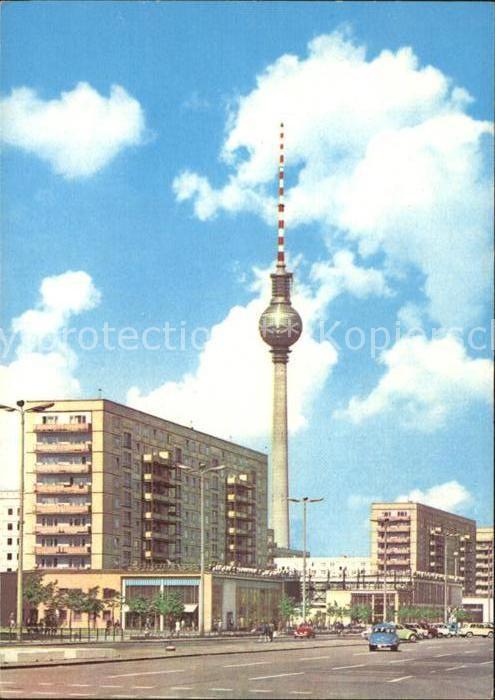 Fernsehturm Funkturm UKW-Turm Berlin Karl-Marx-Allee