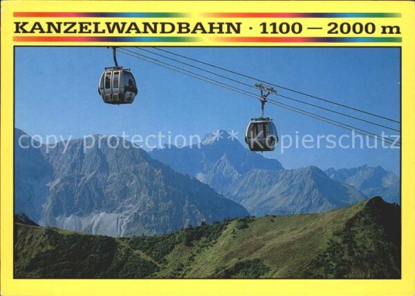 Seilbahn Riezlern-Kanzelwand Kleinwalsertal Widd