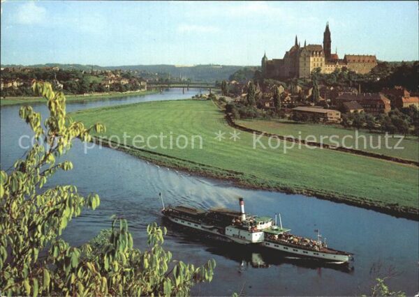Dampfer Seitenrad Riesa Meissen Elbtal