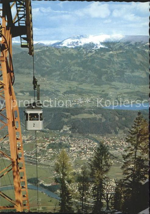 Seilbahn Goldeck Spittal-Millstättersee Seeboden