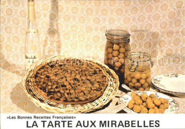 Lebensmittel Rezept Tarte aux Mirabelles