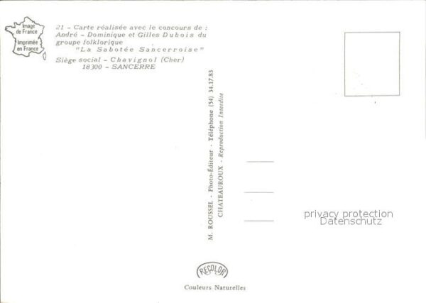 Musikanten La Sabotee Sancerroise Chavignol Sancer – Bild 2