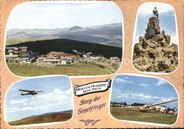 Segelflug Gliding Vol-Voile Vuolo-a-Vela Wasserkuppe Rhön