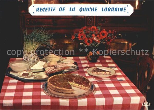 Lebensmittel Recette Quiche Lorraine