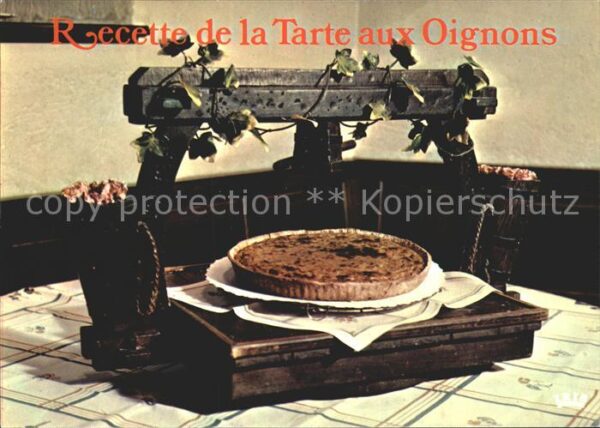 Lebensmittel Recette Tarte aux Oignons