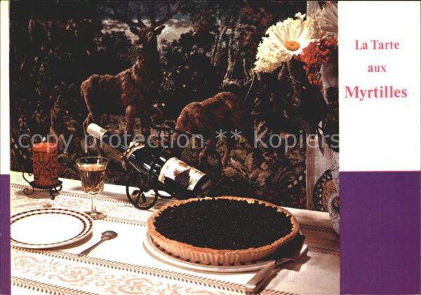 Lebensmittel Recette Tarte aux Myrtilles