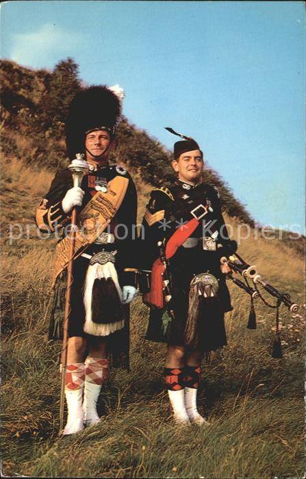 Trommler Drum Major and Piper Argyll Sutherland