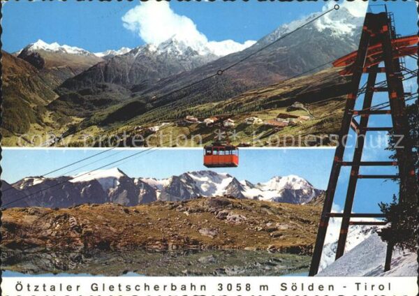 Seilbahn Ötztaler Gletscherbahn Gasilachersee