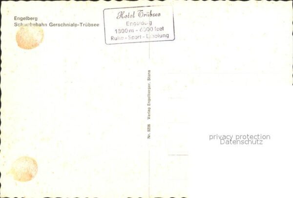 Seilbahn Gerschnialp-Trübsee Engelberg – Bild 2