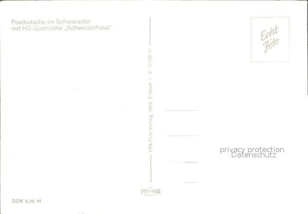 Postkutsche Schwarzatal Gaststätte Schweizer Haus – Bild 2