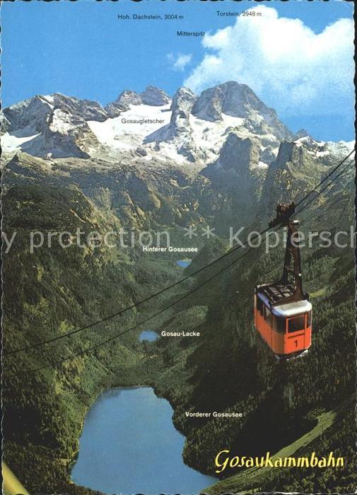 Seilbahn Gosaukamm Gosausee Hoher Dachstein