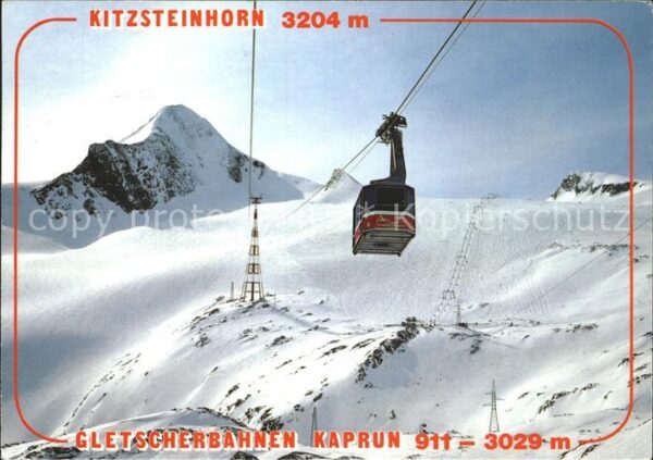 Seilbahn Gletscherbahnen Kaprun Kitzsteinhorn