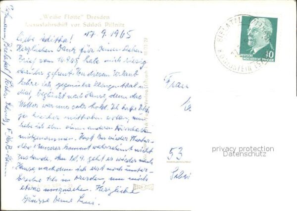 Motorschiffe Karl Marx Weisse Flotte Dresden Schloss – Bild 2
