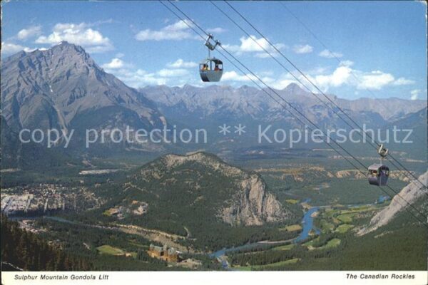 Seilbahn Sulphur Mountain Gondola Lift Canada