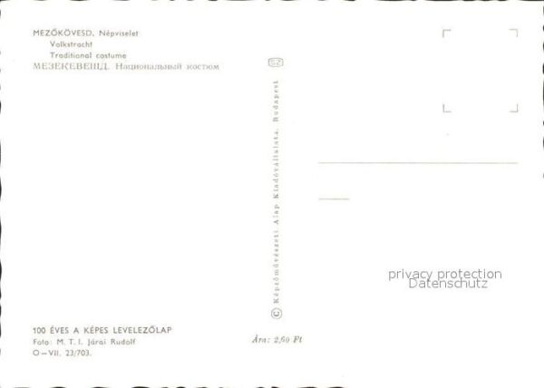 Trachten Ungarn Mezökövesd Nepviselet Nähen – Bild 2