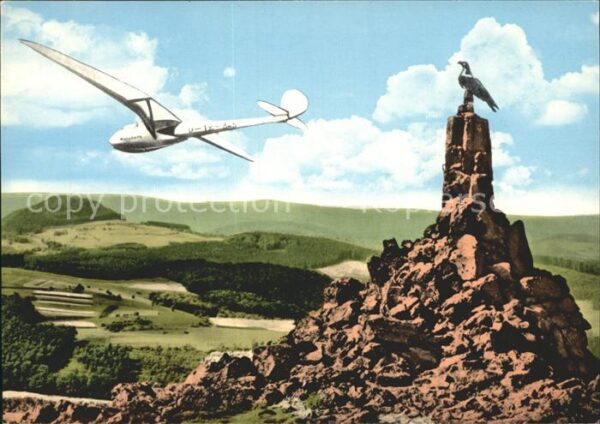 Segelflug Gliding Vol-Voile Vuolo-a-Vela Wasserkuppe Rhön Fliegerdenkmal Milsebu