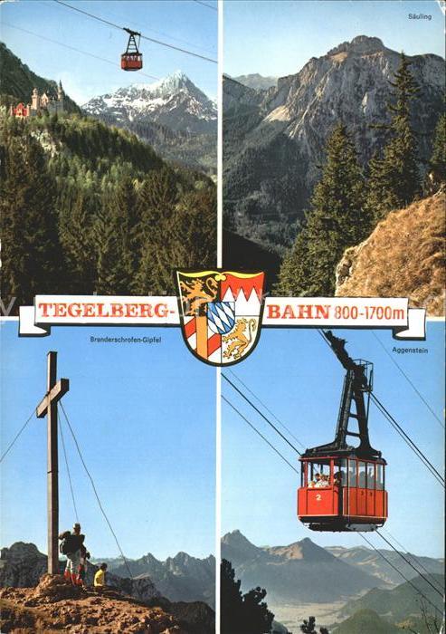 Seilbahn Tegelberg Säuling Aggenstein Brandersch